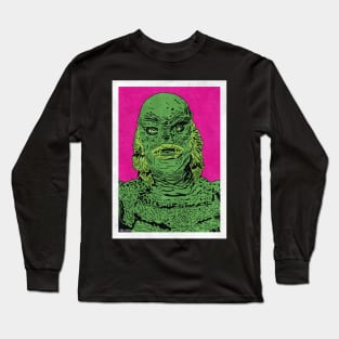 CREATURE FROM THE BLACK LAGOON (Pop Art) Long Sleeve T-Shirt